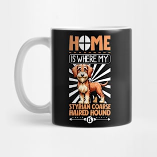 Home is with my Styrian Coarse-haired Hound Mug